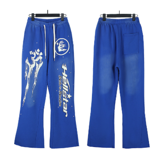 Hellstar Distressed Terry Cloth High Street Retro Sweatpants